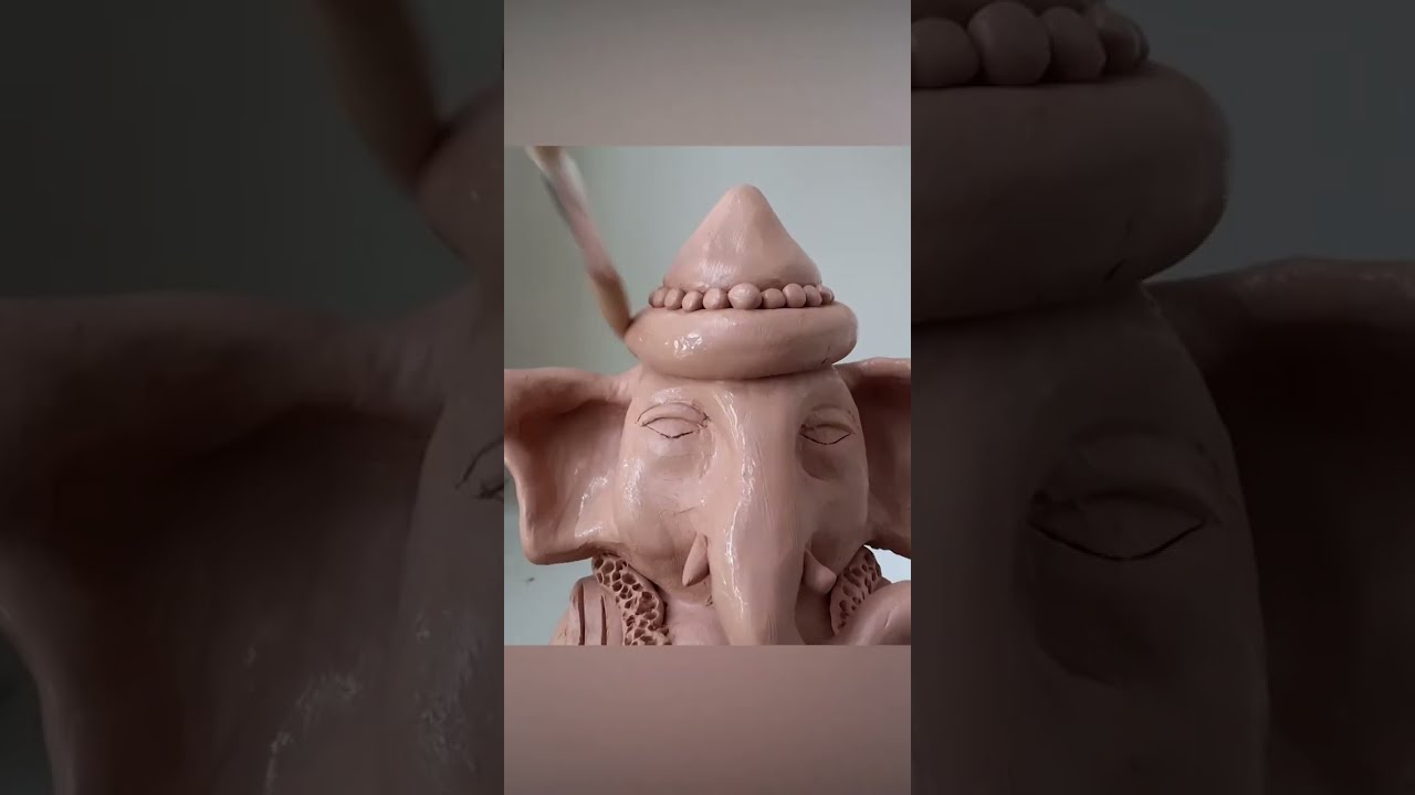 Eco-Friendly Ganesha Sculpting Speed Art 