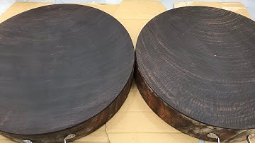 Đôi thớt Sim 40cm dày dặn, chắc chắn và bền bỉ - Thớt Nghiến Pvb