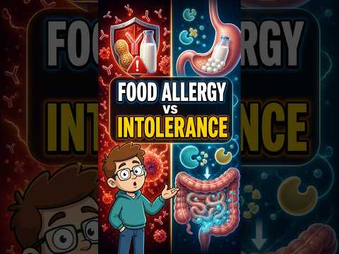 ✅ Food Allergy vs Food Intolerance: What Is the Real Difference?