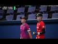 2024年 全日本ソフトテニス選手権大会 男子 準決勝 上岡俊介・丸山海斗(京都 Up Rise・大阪 one team) 対 船水颯人・上松俊貴(東京 稲門クラブ・広島 NTT西日本)