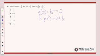 2015 16 ACT Math 42