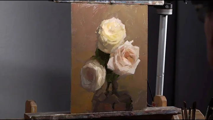 Dennis Perrin Flower Painting Demonstration  oil p...