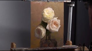 Dennis Perrin Flower Painting Demonstration – oil painting screenshot 3