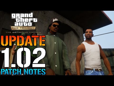 GTA Trilogy: Definitive Edition Update 1.02 Patch Notes Fixes All Consoles Issues (Patch Notes)