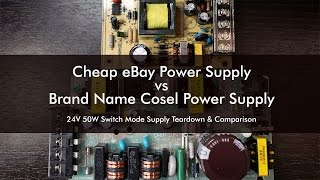 Cheap $8 Ebay Power Supply vs $85 Cosel Power Supply Teardown