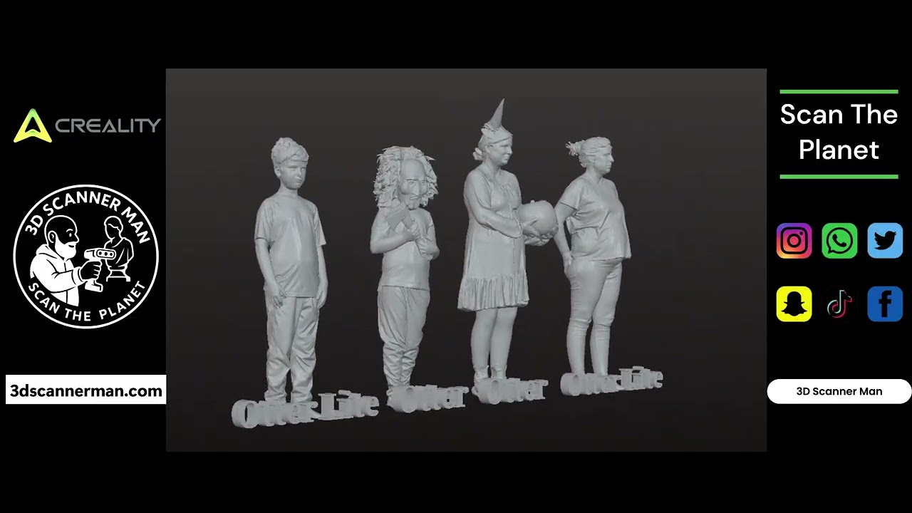 Comparison scans Creality Otter and the Otter  Lite