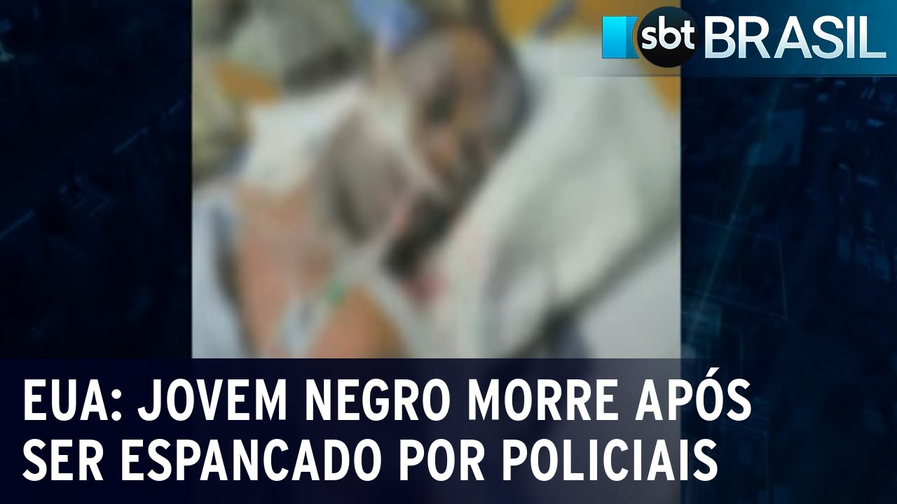 Jovem negro morre após ser espancado por policiais nos Estados Unidos | SBT Brasil (27/01/23)