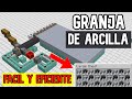 🪨🧱GRANJA DE ARCILLA Y LODO🧱🪨 #minecraft #granjasminecraft #minecraftshorts #minecraftbuilds