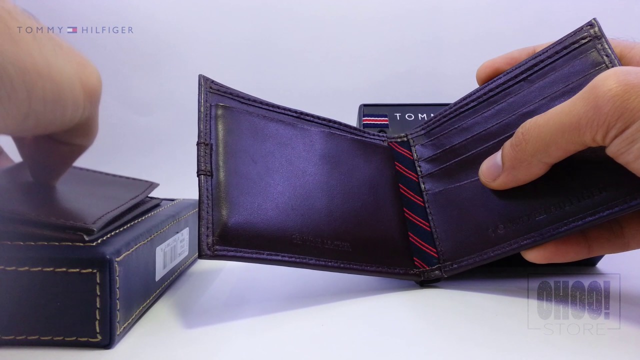 carteira tommy hilfiger masculina marrom