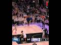 Gabby Williams hits a corner three