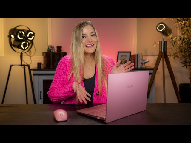 Rose Pink MSI 14in Prestige Laptop Review!