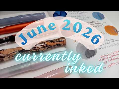 June 2026 Currently Inked | The Pen Diary (a bookish selection)