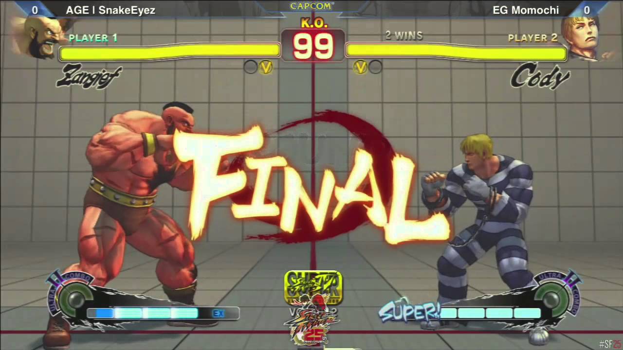 SSF4: AGE SnakeEyez vs EG Momochi - SF25th Finals - Losers Round 3