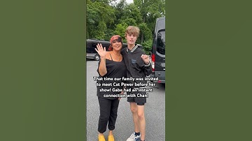 When our Autistic and Music Loving son Met Cat Power! #autism #catpower #nonverbal #music #concert