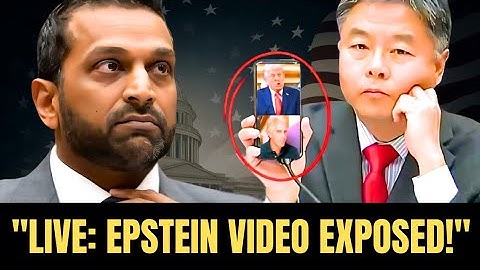 Patel FREEZES as Ted Lieu EXPOSES Hidden Epstein Files LIVE in Congress