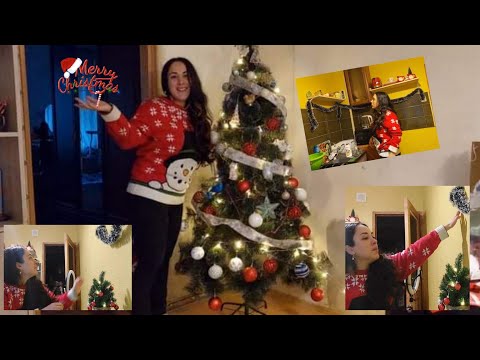 დავდგი ნაძვის ხე და მოვრთე სახლი