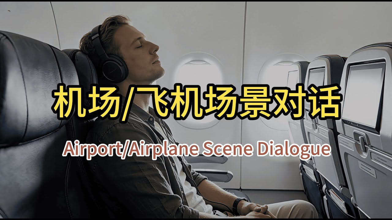 Learn Chinese for Flying ✈️ | Boarding, On the Plane & Arrival Conversations (Real-Life Mandarin)