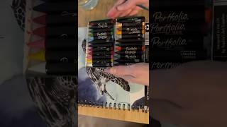 Unboxing, Swatching & Cute Portrait Painting 🖌️🎨 Crayola Portfolio Water Soluble Oil Pastels💫