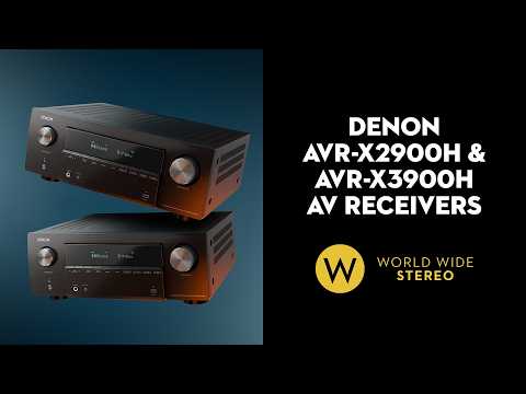 Denon AVR-X2900H vs AVR-X3900H: Which Receiver Makes Sense for Your Home Theater?