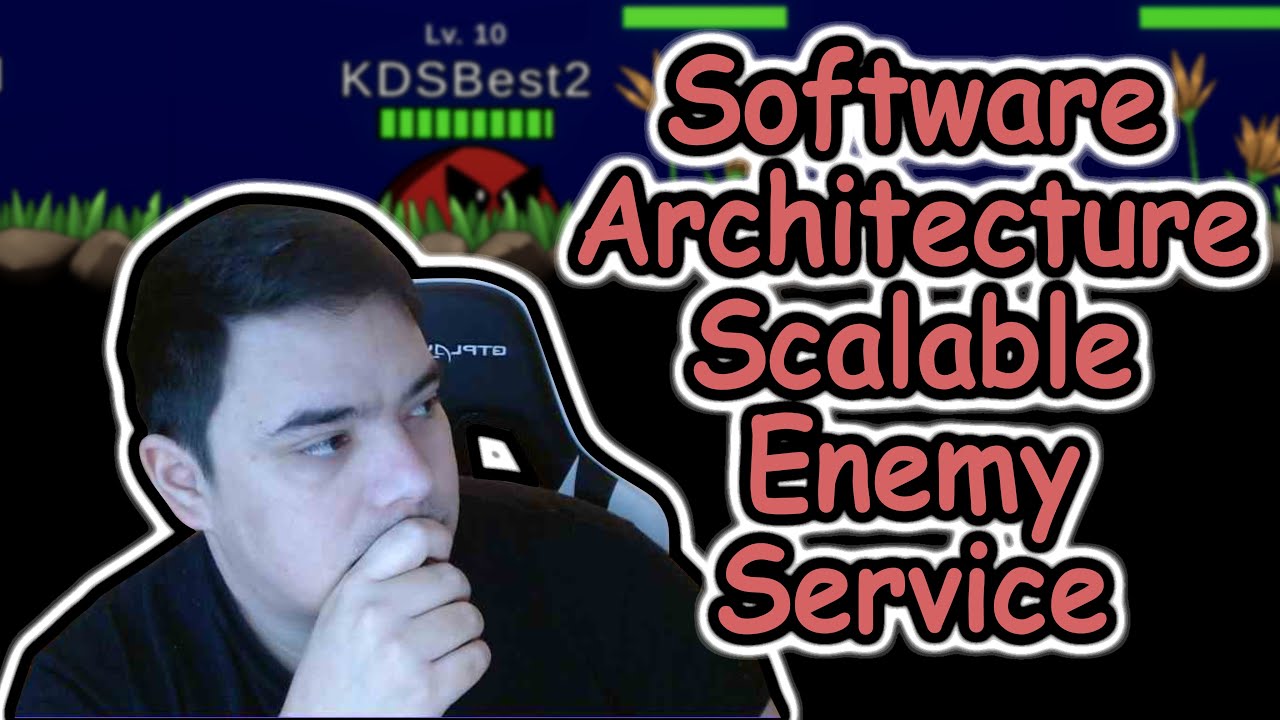 Software Architecture for a scalable enemy service in our 2D MMORPG