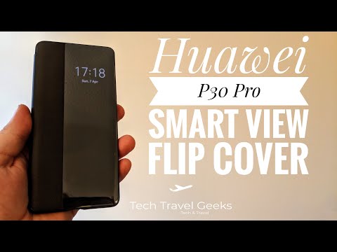 Huawei P30 Pro Smart View Flip Cover Unpackaging & First Impressions