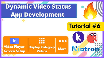 #6 Video Status App Dev: Video Player Screen | Show Specific Category Videos | Video Click | Kodular