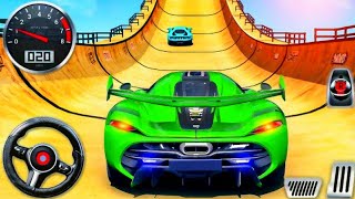 Mobil Balap Sport Lintas Menantang - Car Racing Mega Ramps Stunts Driving Simulator Android Gameplay screenshot 5