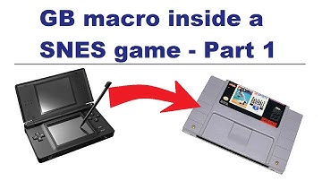 Game Boy Macro inside a SNES game cartridge - Part 1
