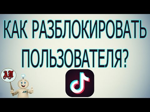 Как разблокировать человека в Тик Токе?