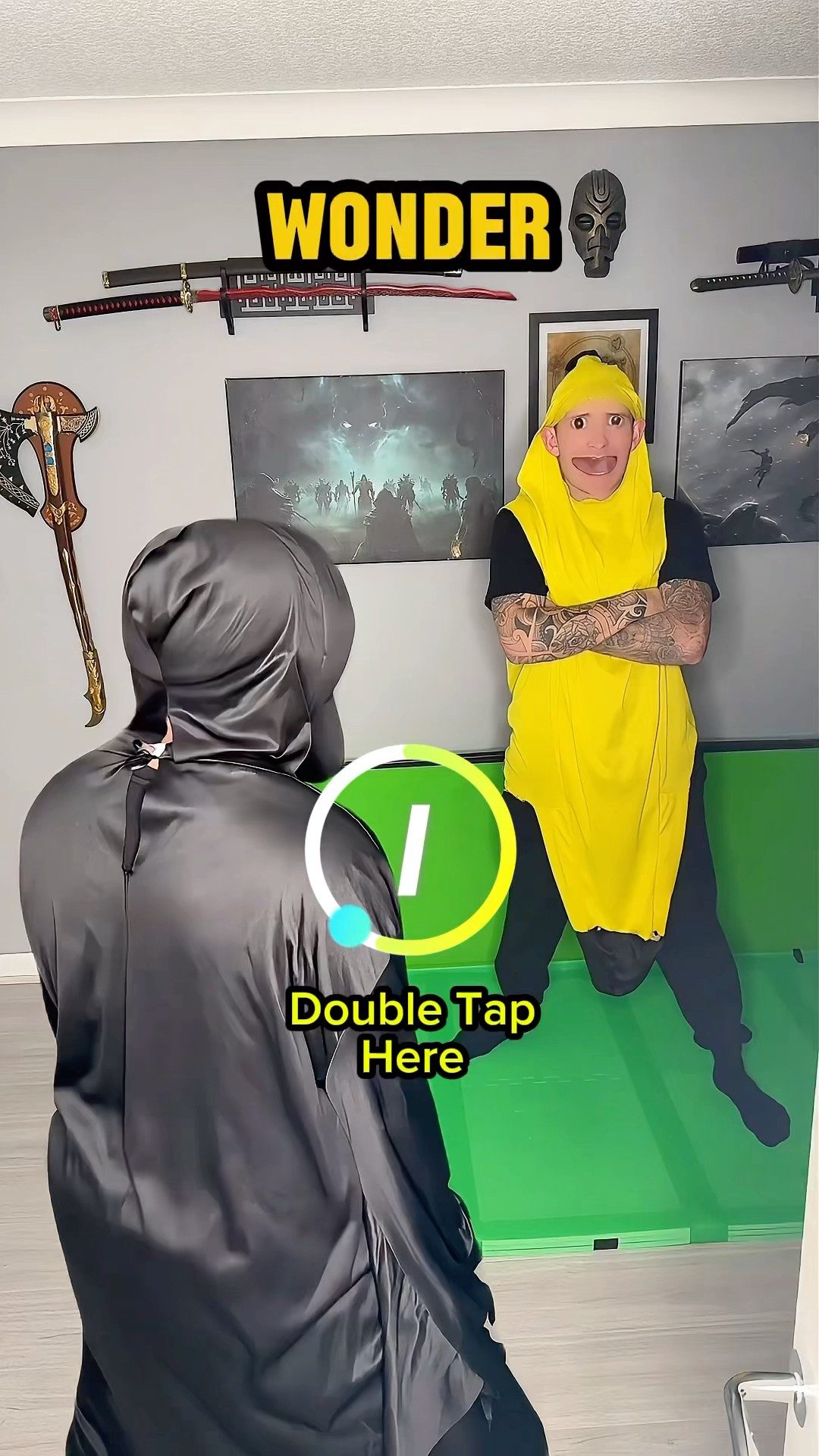 Team up with Banalalaa! Send evil GhostFace flying ? #comedy