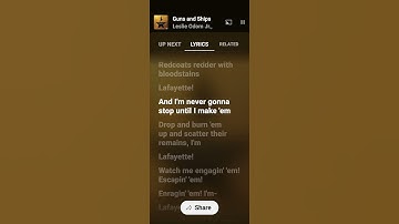 Thumbnail of Hamilton y'all? #hamilton #musical #lyrics #gunsandships #songs