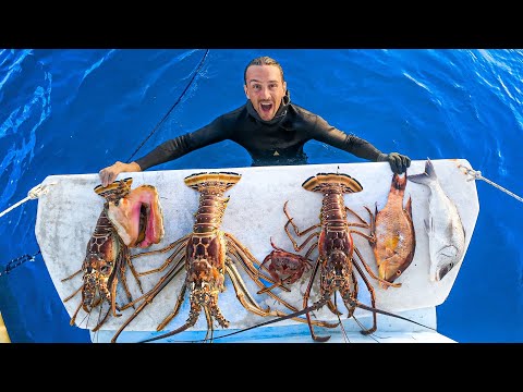 Spearfishing Bounty of Off-Grid Sailboat Living (Days 83 to 95/100 Water World Challenge)