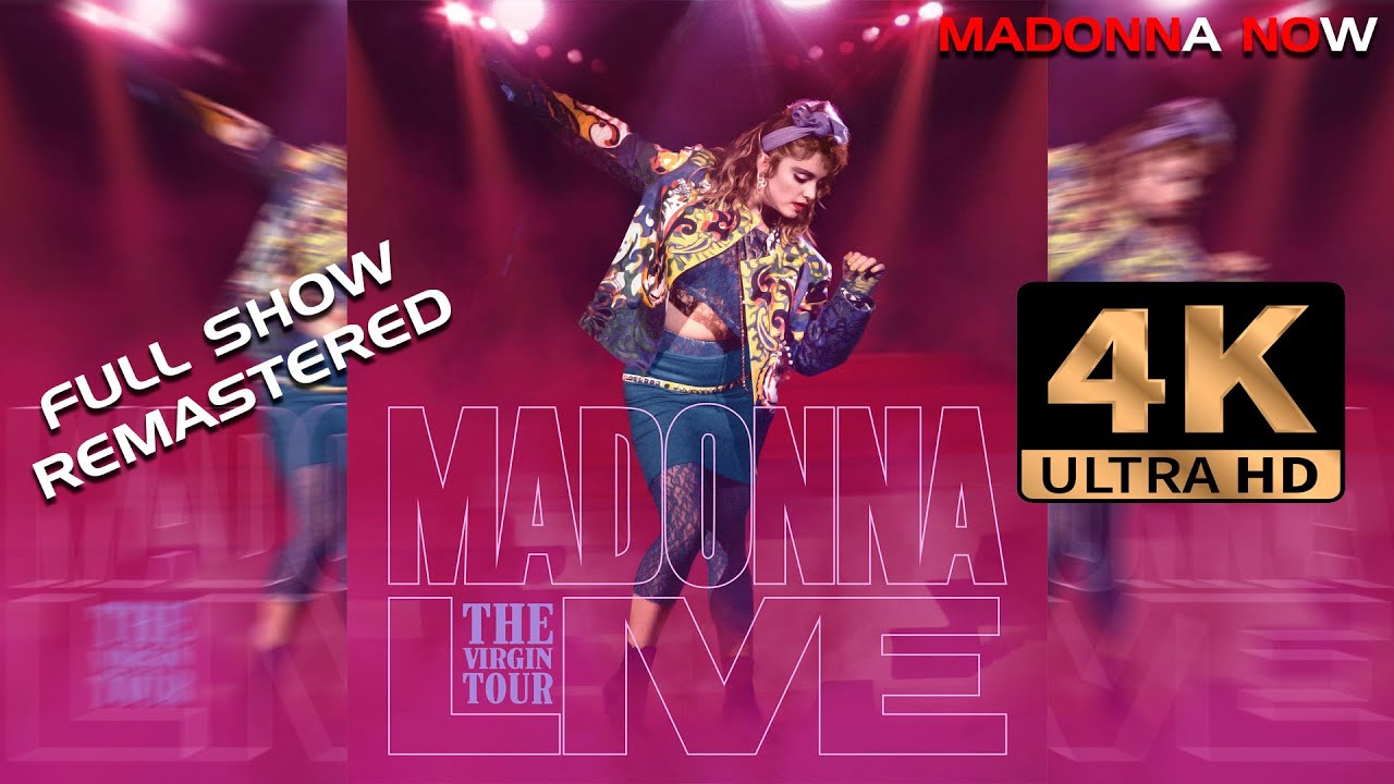 MADONNA - THE VIRGIN TOUR - 5K REMASTERED 2880p 60 FPS - NEW
