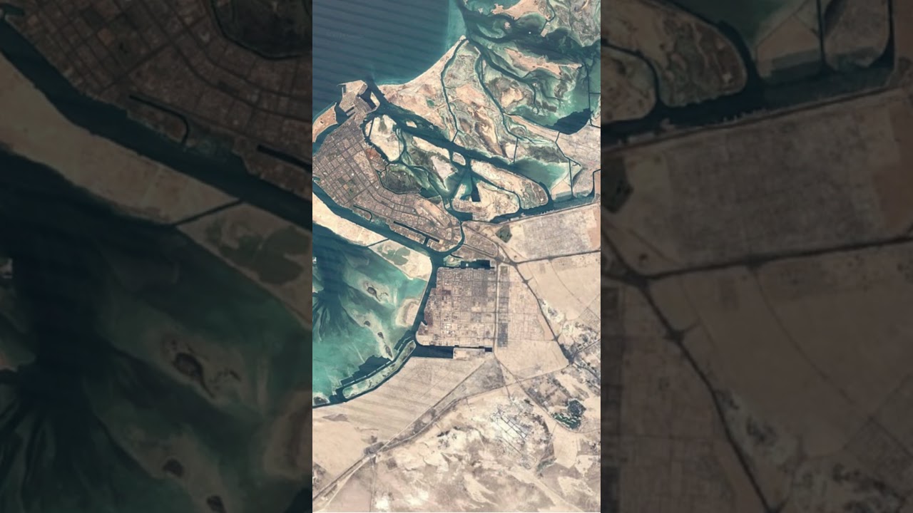 Abu Dhabi United Arab Emirates 🇦🇪 Timelapse 1984 - 2024 urbanization (Google Earth)