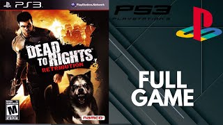Dead to Rights Retribution(PS3) - Full Game Walkthrough / Longplay [2560p QHD 60fps]