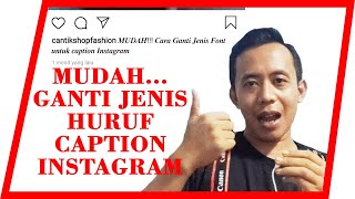 CARA MEMBUAT CAPTION TULISAN FONT MIRING DI INSTAGRAM IG TANPA APLIKASI TAMBAHAN