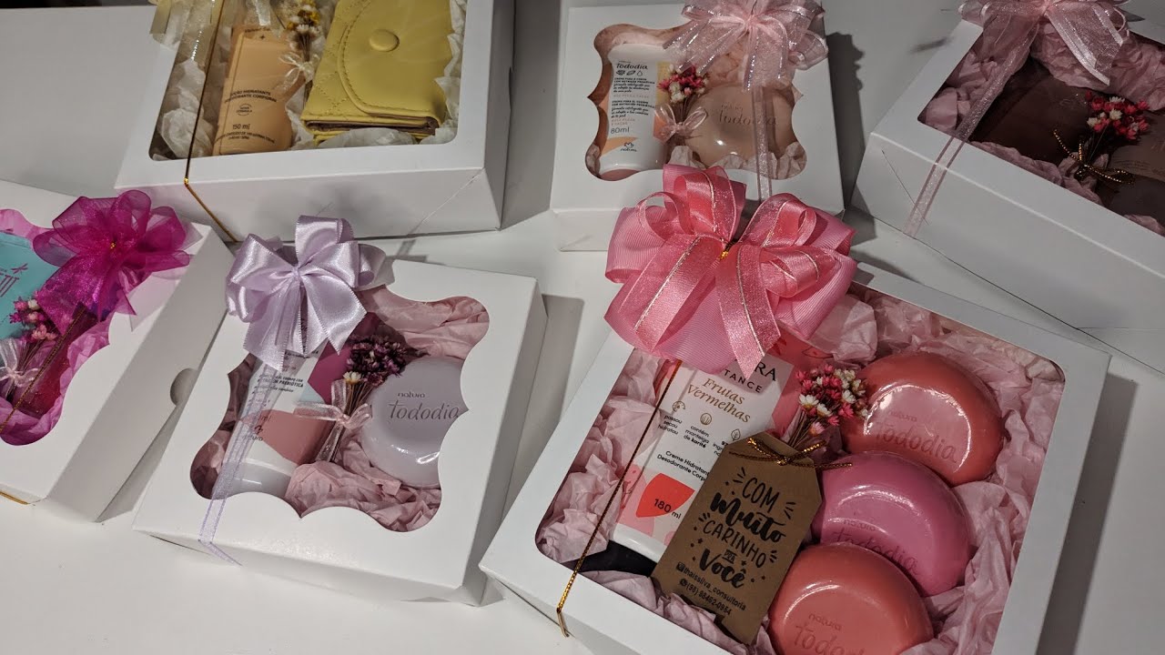 MONTANDO KITS FEMININO NA CAIXA COM VISOR!