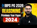 IBPS PO 2026 Reasoning Preparation | Reasoning 2024 Previous Year Paper | By Sourav Sir