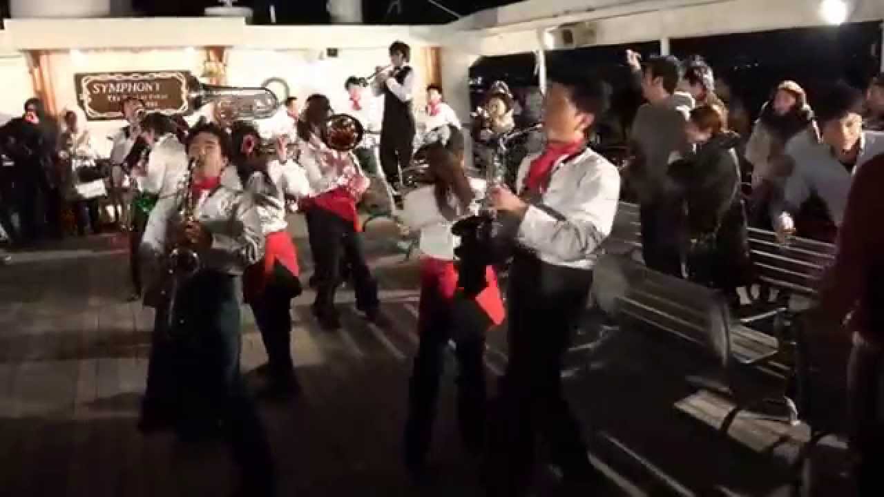東京湾カウントダウンクルーズ14 15 年越し演奏 The Crazy Angel Company Youtube