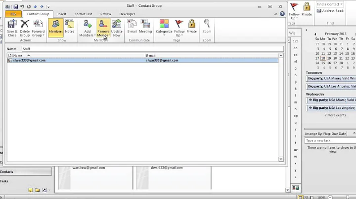 How to Edit Outlook 2010 Distribution Lists
