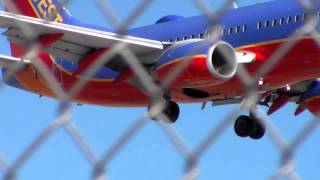 Southwest Airlines 737-7H4 (N421LV) Landing at Milwaukee (Runway 19R)