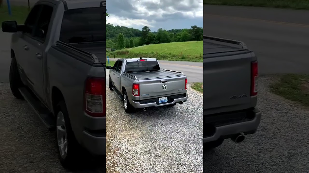 Muffler Delete on 2021 Ram 1500 5.7 Hemi e-torque with Resonators