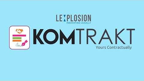Komtrakt - Contract Management Software