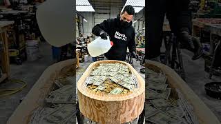 Building the Ultimate $1,000,000 Floating Money Table! 💸🔥#viral #reels #ytshorts #$1million #luxury