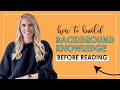 Building Background Knowledge for Reading Comprehension