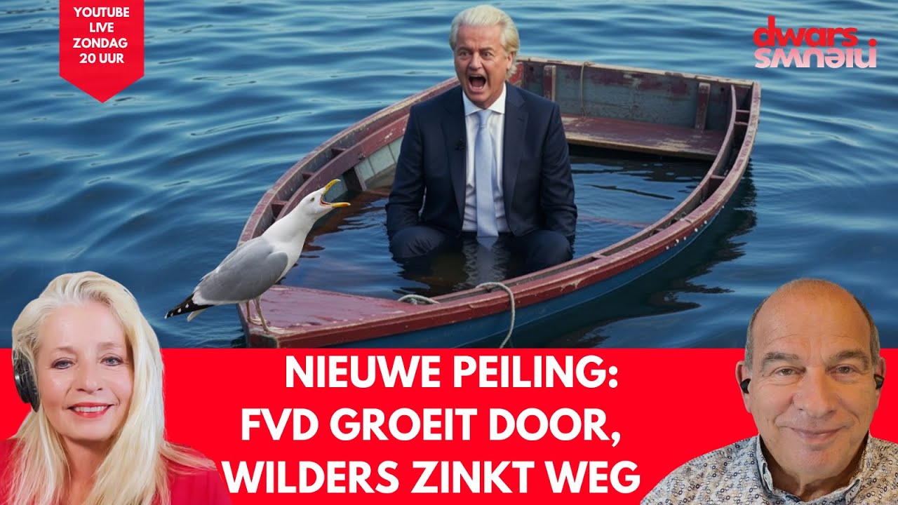 Nieuwe peiling Maurice de Hond: FvD groeit door, Wilders zinkt weg 