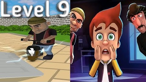 Save The House Level 9 Scary Robber Game Video Android iOS Gameplay and Walkthrough By Z & K Games