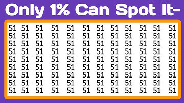 Can You Spot the Odd One? Only 1% Can! Odd Number/Letters Edition.