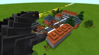 GODZILLA IN MINECRAFT PE (MCPE) 🔥🔥 screenshot 2