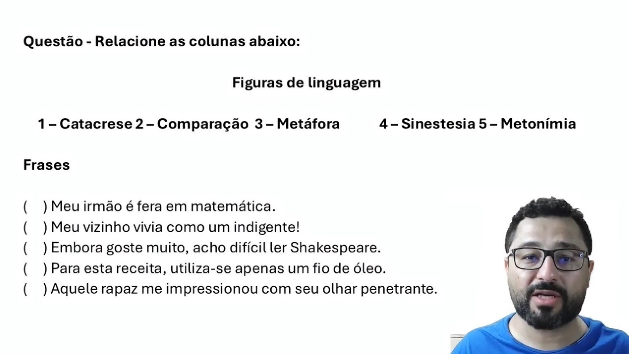 Questão sobre figuras de linguagem